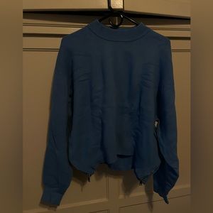 Zara knit blue sweater